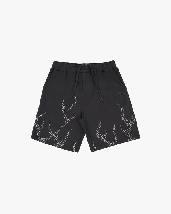 Black Metal Flame Short