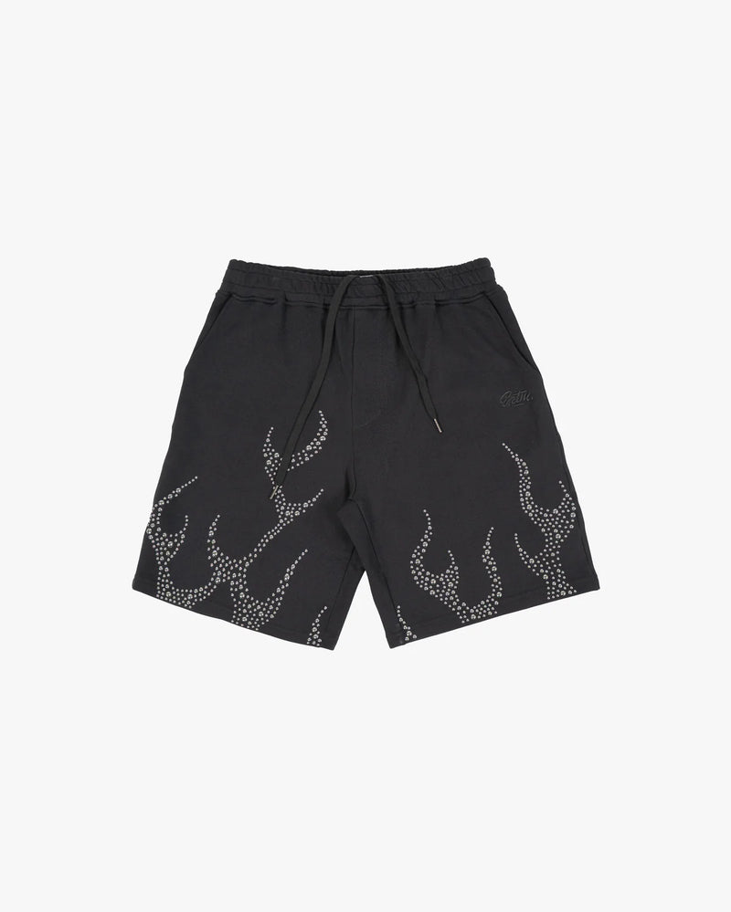 Black Metal Flame Short