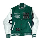 Green Varsity Letterman Jacket