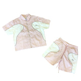 Pink Lagoon Short Set