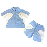 Sky Blue Lagoon Short Set