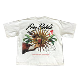 Cream Scared Tee