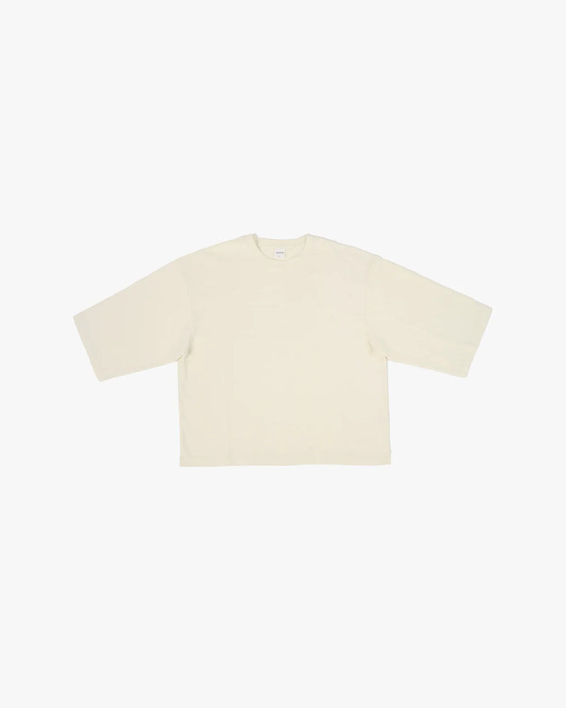 Cream Perfect Quarter Sleeve Tee