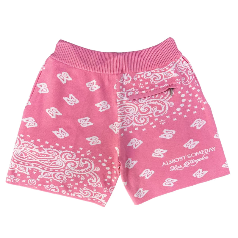 Pink Saint Knit Shorts