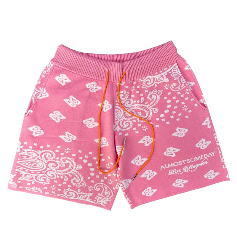 Pink Saint Knit Shorts