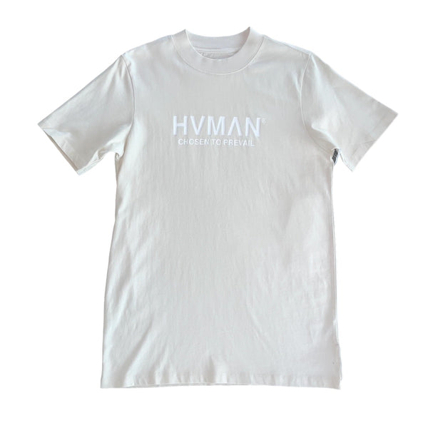 Cream Basic Logo T-Shirt