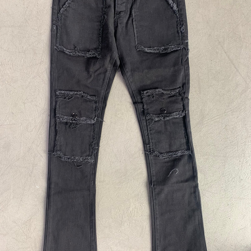 Stacked V71 Black Jean