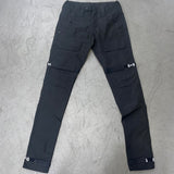 Black Strapped Up Utility Pant