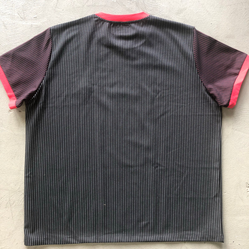 Secret Rose Black Pinstripe T-Shirt