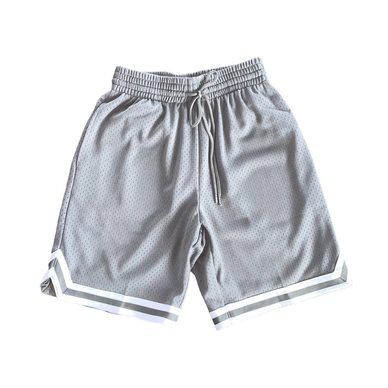 Gray Branded Basic Short