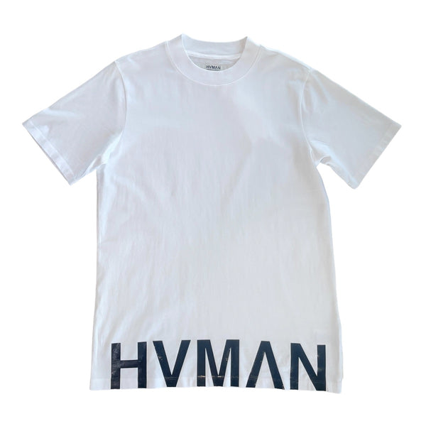 White Novelty Hem T-Shirt
