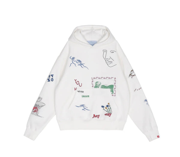 Let Go Embroidered Hoodie