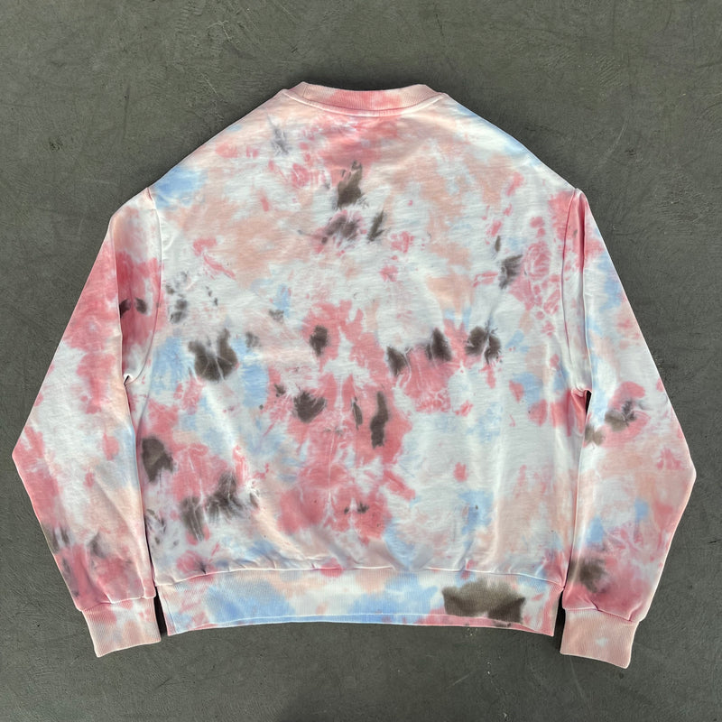 Pink Multi Tie Dye Crewneck