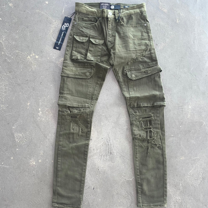 Army Green Ross Cargo Pant
