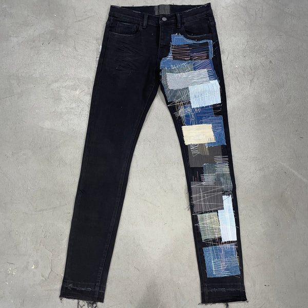 V43 Black Blue Jean