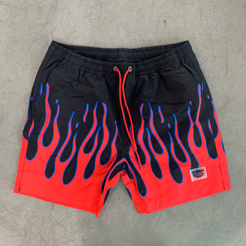 Red Flame Vibe Shorts