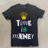 Time Is Money Black T-Shirt