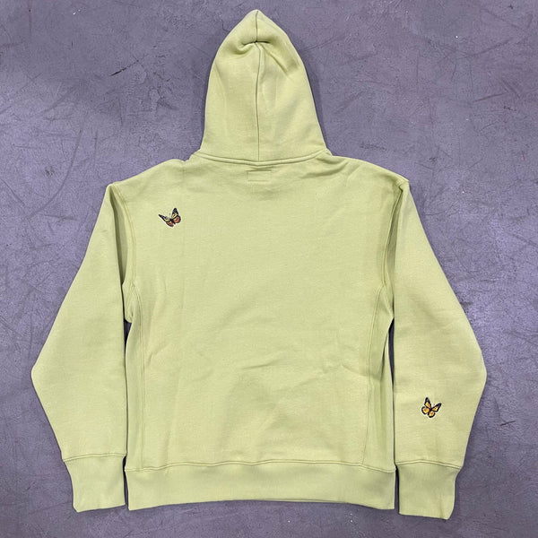 Sage Butterfly Embroidered Hoodie