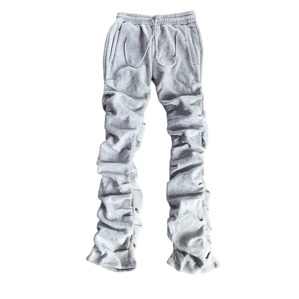 Gray Stacked Sweatpant