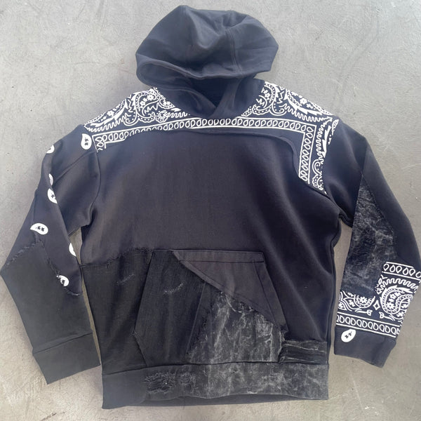 Black Noir Bandana Hoodie