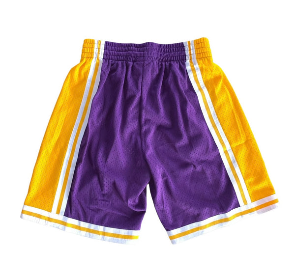 Purple Lakers 84-85 Swingman Shorts