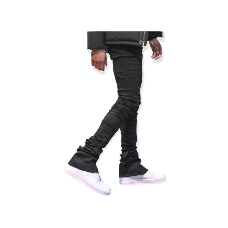 Jet Black Karl Super Stacked Jean